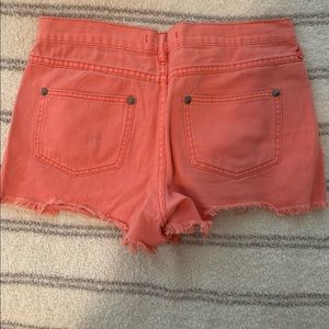 Free People Coral Shorts